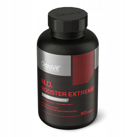OstroVit NO Booster Extreme 80 caps CITRULLINE AAKG BETAINE NIACIN VIT B6