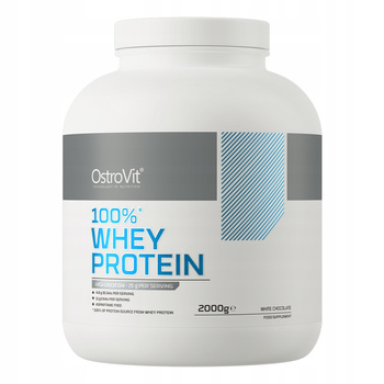 Whey Protein Concentrate - WPC OstroVit powder 2000 g, White Chocolate