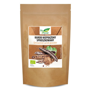 KAROB NIEPRAŻONY SPROSZKOWANY BIO 200 g - BIO PLANET