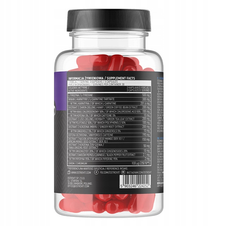 OstroVit Fat Burner Extreme multi-tasking capsules, tasteless, 90 pcs.