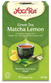 HERBATA ZIELONA Z CYTRYNĄ I MATCHĄ (GREEN TEA LEMON)BIO(17x1,8g)30,6g