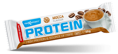 BATON PROTEINOWY O SMAKU KAWOWYM W CZEKOLADZIE MLECZNEJ BEZGLUTENOWY 50 g