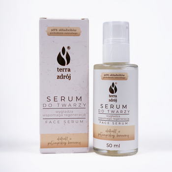 SERUM DO TWARZY WYGŁADZAJĄCO - REGENERUJĄCE 50 ml - TERRA ZDRÓJ