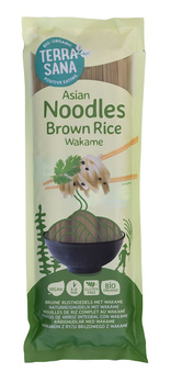 MAKARON (RYŻOWY RAZOWY Z WAKAME) NOODLE SPAGHETTI BEZGLUTENOWY BIO 250 g