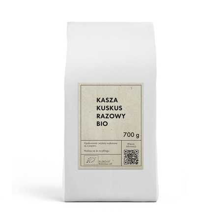 KASZA KUSKUS RAZOWY BIO 700 g - THE PLANET