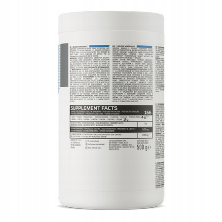 Creatine Monohydrate Flavour COLA - Supports Muscle Mass Growth 500g