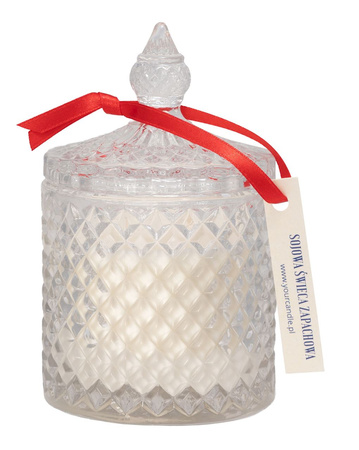 ŚWIECA SOJOWA ZAPACHOWA W KRYSZTALE ŚWIĄTECZNY CZAS 250 ml - YOUR CANDLE