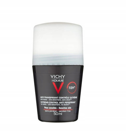 VICHY HOMME Antiperspirant roll-on protection up to 72 h 50 ml