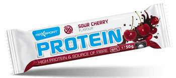 BATON PROTEINOWY O SMAKU WIŚNIOWYM W POLEWIE KAKAOWEJ BEZGLUTENOWY 50g