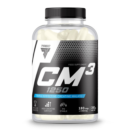 Jabłczan kreatyny Trec Nutrition CM3 180 kaps.