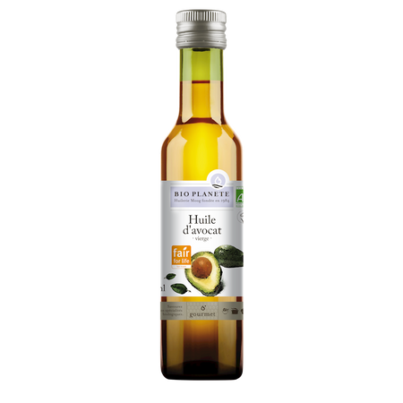 OLEJ Z MIĄŻSZU AWOKADO TŁOCZONY NA ZIMNO FAIR FOR LIFE BIO 250 ml -