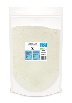 MĄKA RYŻOWA PEŁNOZIARNISTA BEZGLUTENOWA BIO 4 kg - HORECA (BIO PLANET)