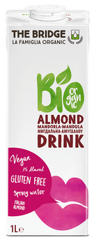 NAPÓJ MIGDAŁOWY 3 % BEZGLUTENOWY BIO 1 L - THE BRIDGE
