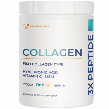 Marine COLLAGEN 3 Drinking Peptides 10 000mg HA MSM Wit. C Hair Joints 400g