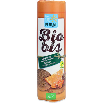 CIASTKA MARKIZY ORKISZOWE Z KREMEM ROKITNIK - POMARAŃCZA BIO 300 g PURAL