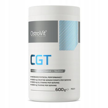 OstroVit CGT 600 g Energy CREATINE MONOHYDRATE + TAURINE + GLUTAMINE Power