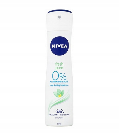 Nivea Fresh Pure 150 ml dla kobiet Antyperspirant