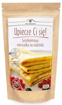 MIESZANKA NA NALEŚNIKI BEZ DODATKU CUKRÓW BEZGLUTENOWA 250g PIĘĆ PRZEMIAN
