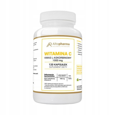 Diet supplement Alto Pharma Witamina C ascorbic acid capsules 120 pcs