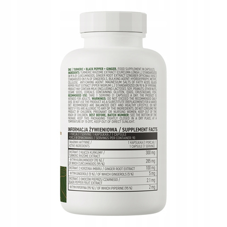 OstroVit Curcumin Black Pepper Ginger VEGE 90 caps