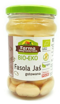 FASOLA JAŚ GOTOWANA BEZGLUTENOWA BIO 300 g (175 g) FARMA ŚWIĘTOKRZYSKA