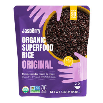 RYŻ JASBERRY PEŁNOZIARNISTY BEZGLUTENOWY BIO 426 g - JASBERRY RICE
