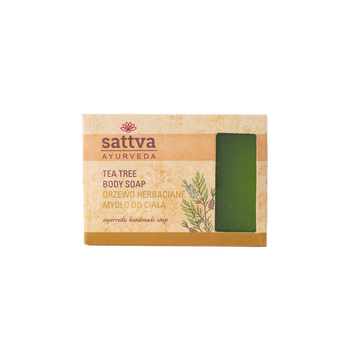 MYDŁO W KOSTCE DO CIAŁA DRZEWO HERBACIANE 125 g - SATTVA (AYURVEDA)