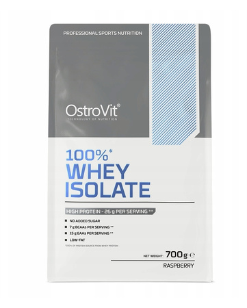 WHEY ISOLATE 100% NATURAL OSTROVIT PURE WPI RASPBERRY 700 gr