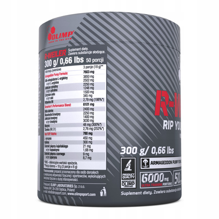 OLIMP R-WEILER 300g PRE-WORKOUT Red Punch