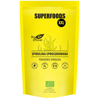 SPIRULINA SPROSZKOWANA BIO 600 g - BIO PLANET SUPERFOODS