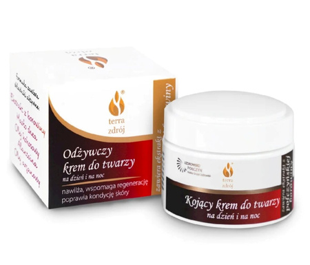 KREM DO TWARZY NA DZIEŃ I NA NOC ODŻYWCZY 50 g - TERRA ZDRÓJ 