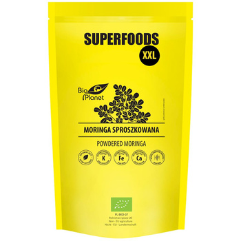 MORINGA SPROSZKOWANA BIO 500 g - BIO PLANET SUPERFOODS