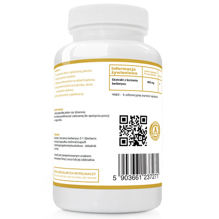 Dietary supplement Alto Pharma Berberis Extract 400mg capsules 120 pcs.