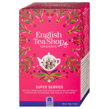 HERBATKA Z HIBISKUSEM,ROOIBOS,TRUSKAWKAMI,BORÓWKAMI I MALINAMI (20x2,25g)
