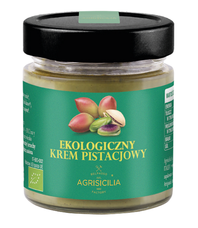 KREM PISTACJOWY 40 % BIO 200 g - AGRISICILIA
