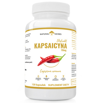 Dietary supplement Natural Herbs capsaicin 10 mg capsules 120 pcs.
