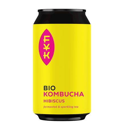 KOMBUCHA HERBATA CZARNA Z HIBISKUSEM BEZGLUTENOWA BIO 330 ml FOREVER YOUNG