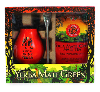 ZESTAW EXCLUSIVE (YERBA MATE RANA 400 g, MATERO, BOMBILLA) - MATE GREEN