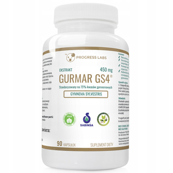 Gurmar GS4 Extract 75% DECREASES APPETITE 90 caps