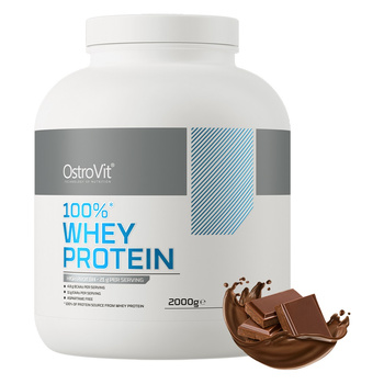 Whey Protein concentrate - WPC OstroVit powder 2000 g, chocolate flavor