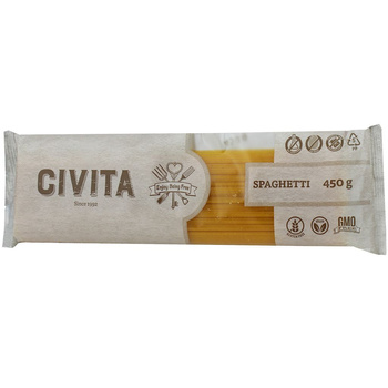 MAKARON (KUKURYDZIANY) SPAGHETTI BEZGLUTENOWY 450 g - CIVITA