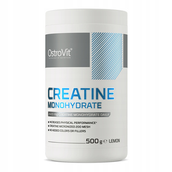 Creatine Monohydrate Ostrovit Lemon Supports Muscle Mass Growth 500g