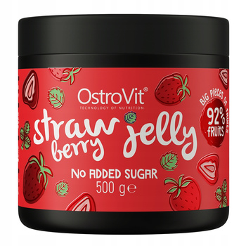 OstroVit Strawberries Gel 500 g Fit Jam Without Added Sugar