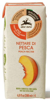 NEKTAR BRZOSKWINIOWY BIO 200 ml - ALCE NERO