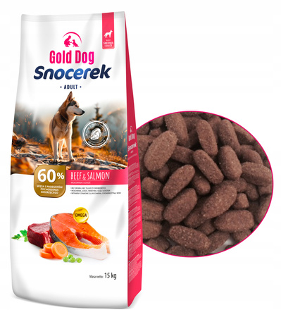 GOLD DOG puppy for puppies 15kg beef rice