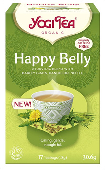 HERBATKA LEKKI BRZUCH (HAPPY BELLY) BIO (17 x 1,8 g) 30,6 g - YOGI TEA