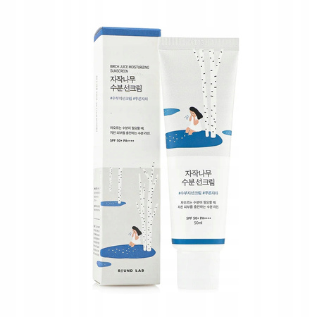 UV protection cream for face Round Lab Birch 50 SPF for day 50 ml