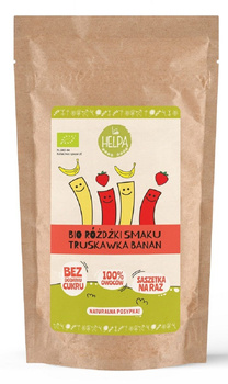 RÓŻDŻKI SMAKU MIX TRUSKAWKA - BANAN BIO (10 x 2 g) 20 g - HELPA