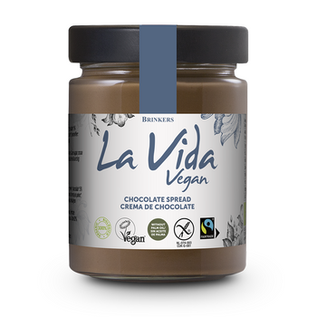KREM CZEKOLADOWY BEZGLUTENOWY FAIR TRADE BIO 270 g - LA VIDA VEGAN