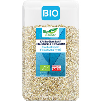 KASZA GRYCZANA KRAKOWSKA NIEPALONA BIO 1 kg - BIO PLANET